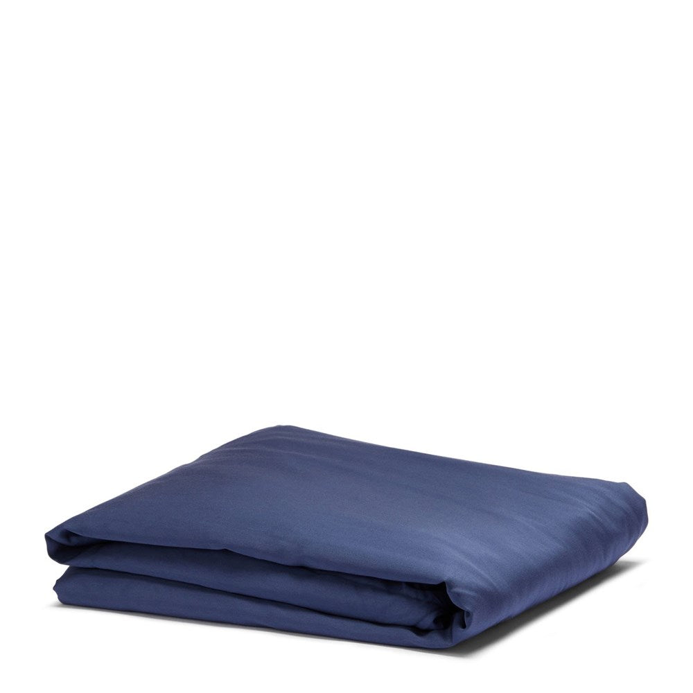 Bamboo Cotton Fitted Sheet - Navy