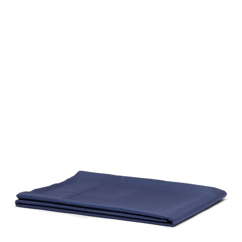 Bamboo Cotton Flat Sheet - Navy