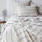 Pure Linen Pillowcase - Eton Stripe