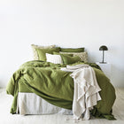 Pure Linen Flat Sheet - Foliage