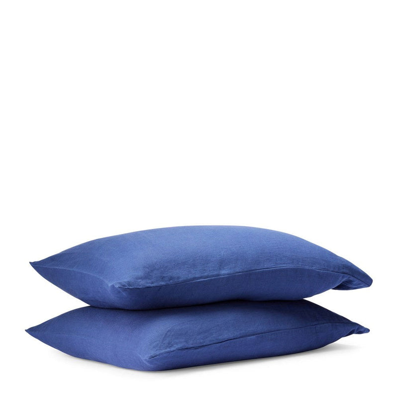 Pure Linen Pillowcase - Cadet