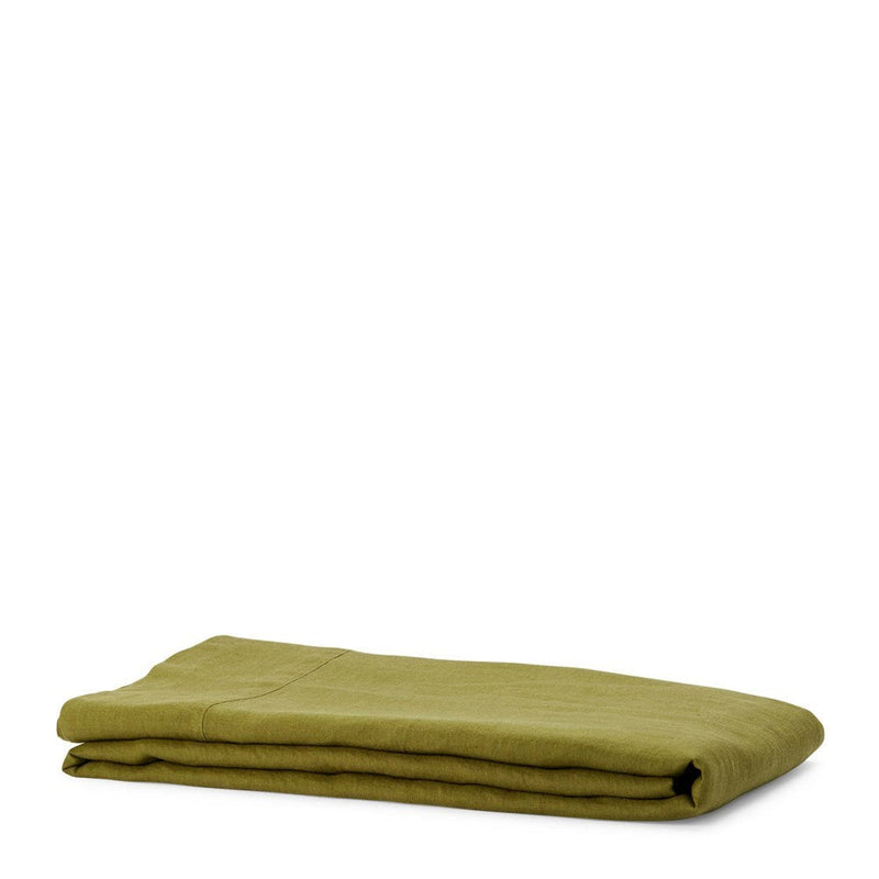 Pure Linen Flat Sheet - Foliage
