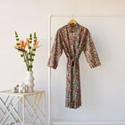 Liberty Cotton Fabric Printed Bathrobe Made - Heirloom