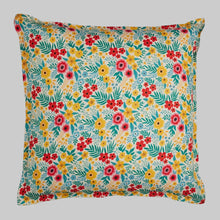 Pure Linen Printed European Pillowcase - Island Floral