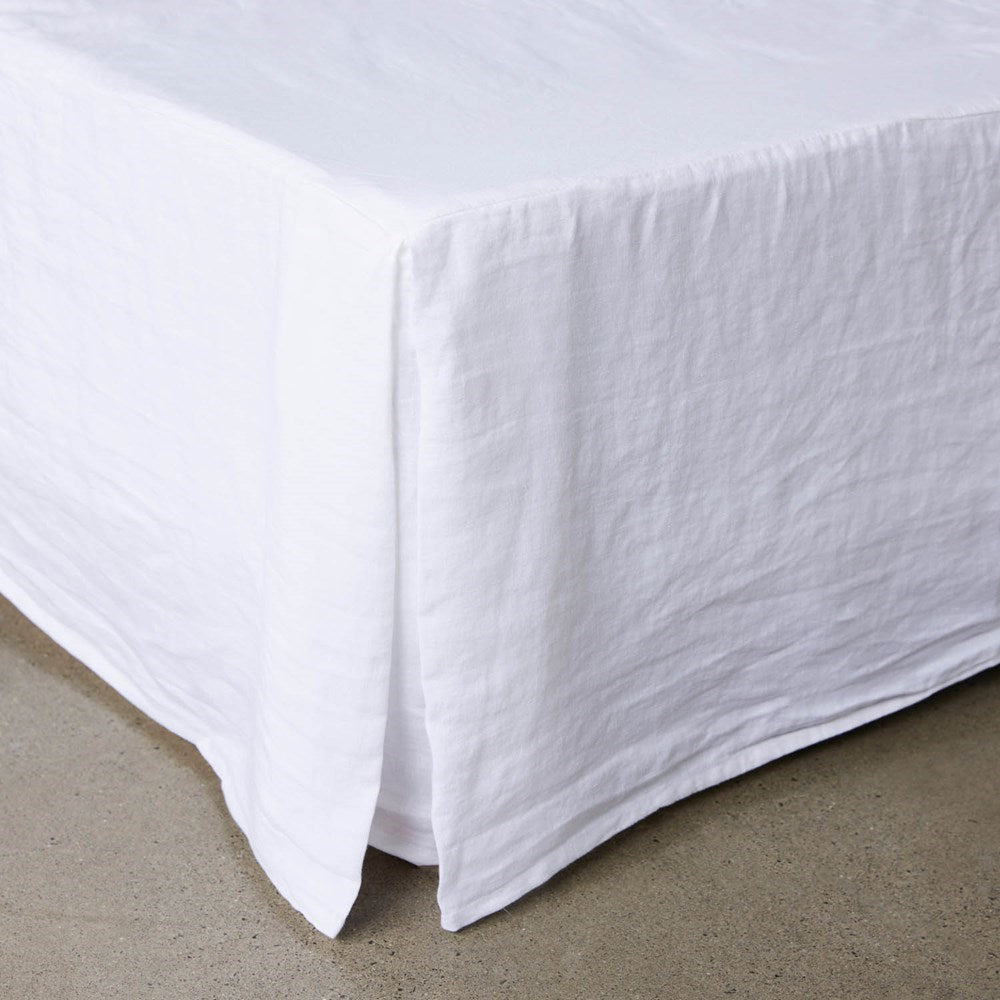 Pure Linen Valance - White