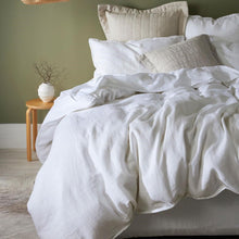 Pure Linen Duvet Cover Set - White