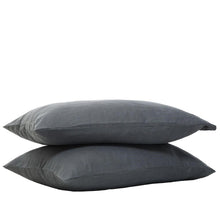 Pure Linen Pillowcase - Charcoal