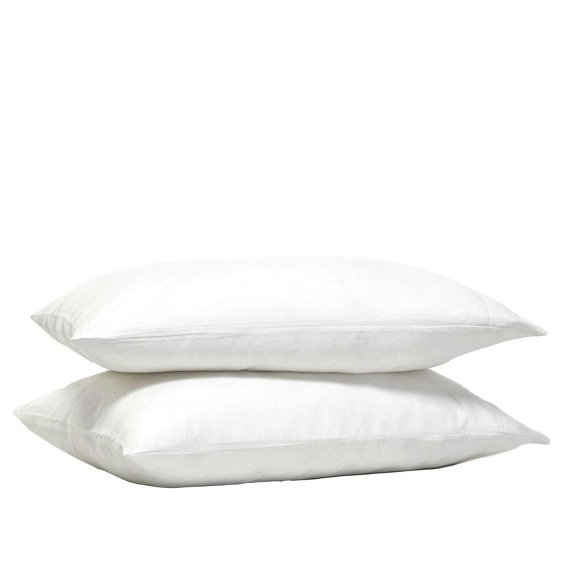 Pure Linen Pillowcase - White