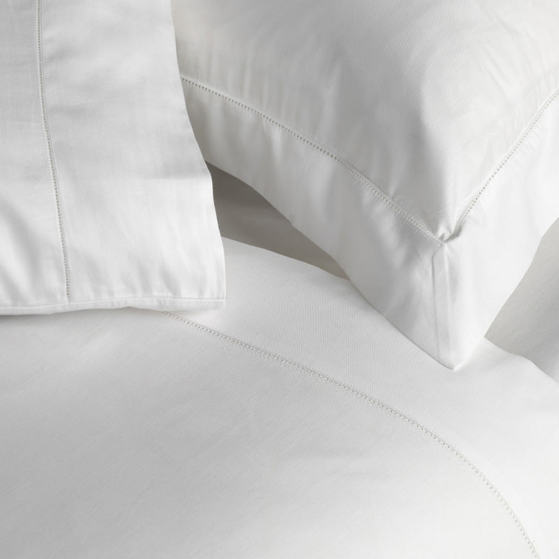 Baksana 500Tc Standard Pillowcase Pair - Optic White