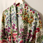 Bamboo Cotton Bathrobe -  Elizabeth Ivory