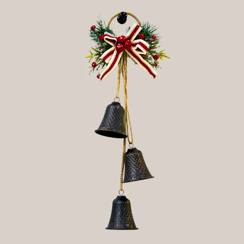 Hanging Bell Trio In Metal