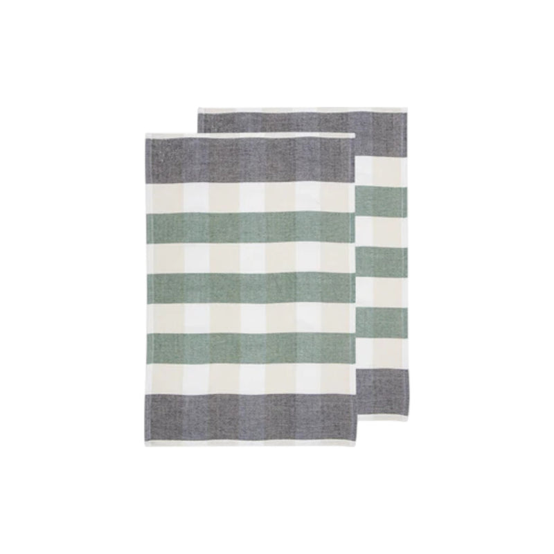 Bailie Terry Charcoal 2Pk Kitchen Towel