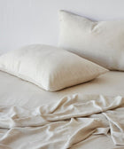 Bamboo Linen Pillowcase - Natural