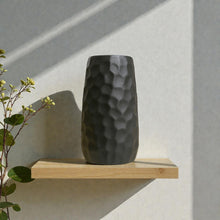 Frankly Cotton Ceramic Tall Hammered Vase