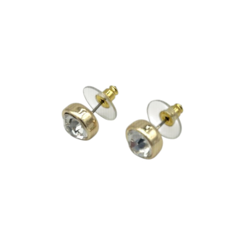 CE027 Carson Light Gold Stud Earrings
