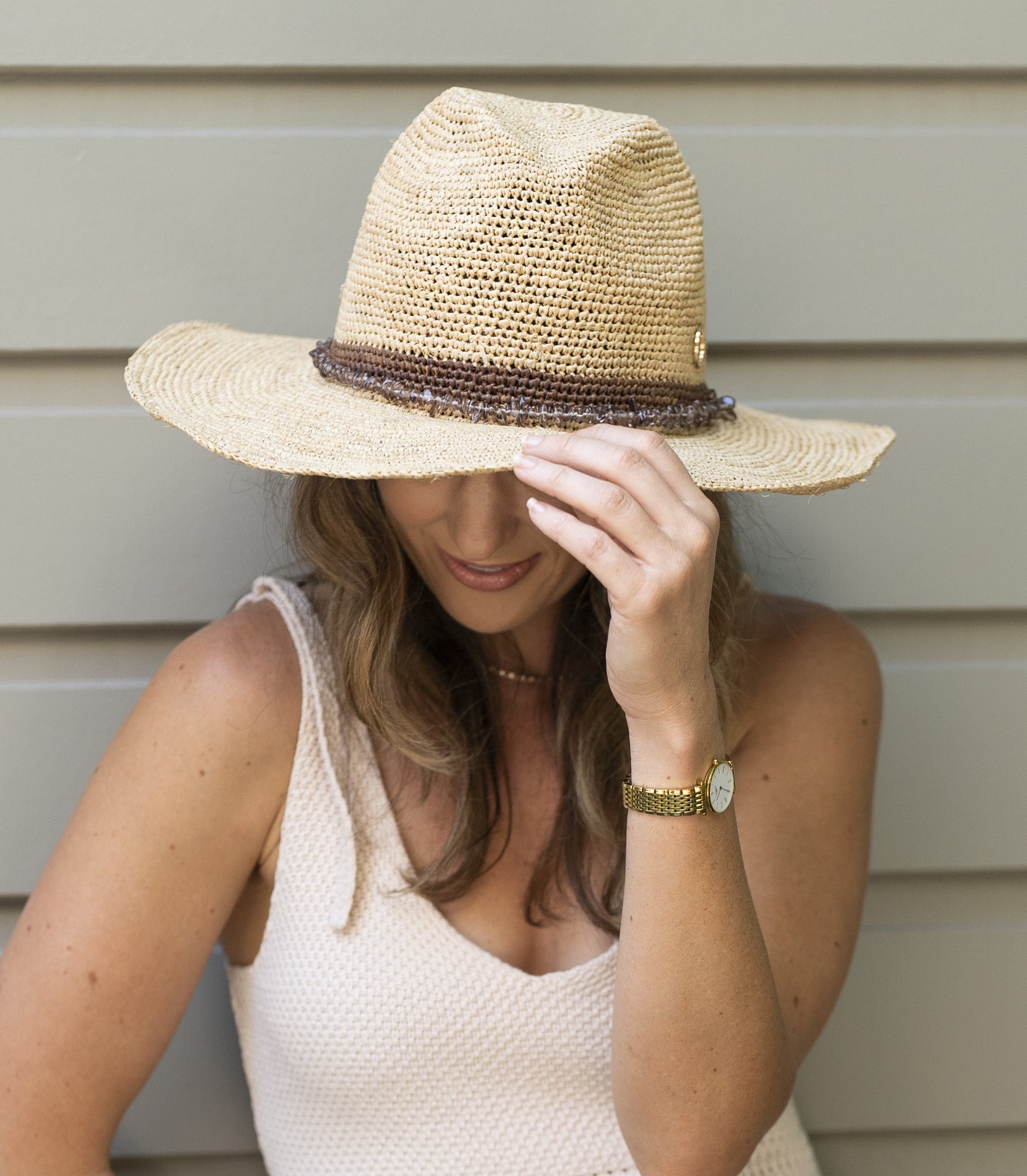 Sundaise Coco Panama Raffia Chocolate