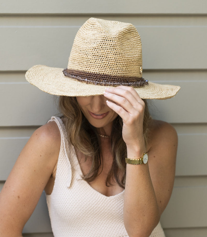 Sundaise Coco Panama Raffia Chocolate