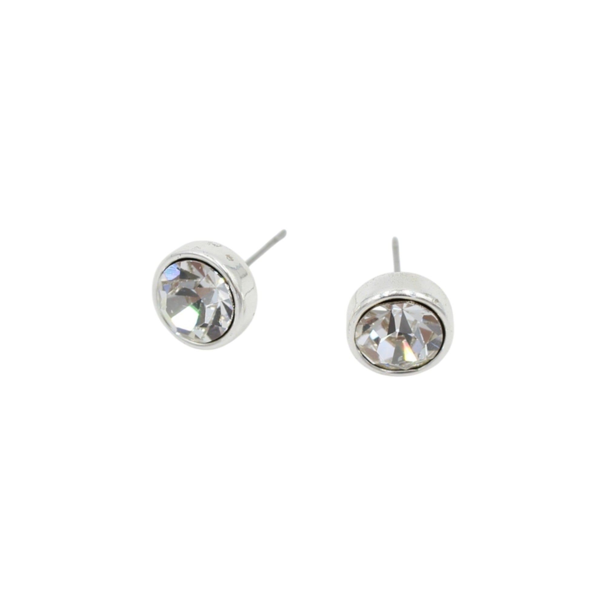 Ce016 Beau Carson Silver Stud Earrings