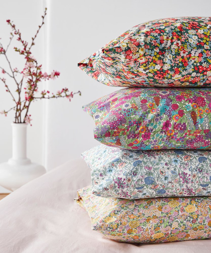 Pillowcase Made With Liberty Fabric - Thorpe