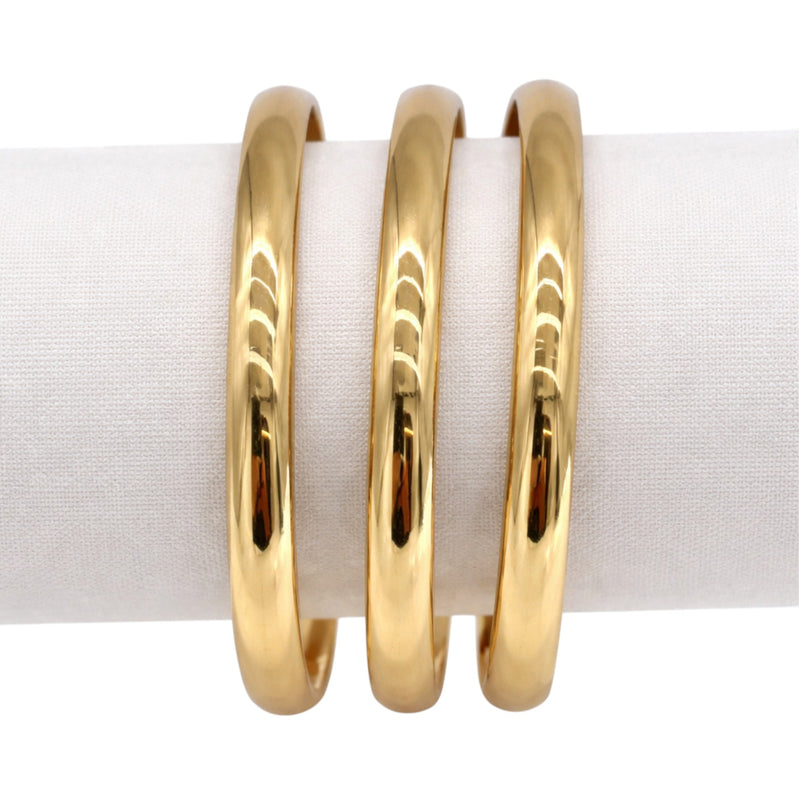 FB500 Beau Viva Gold Trio Bangles