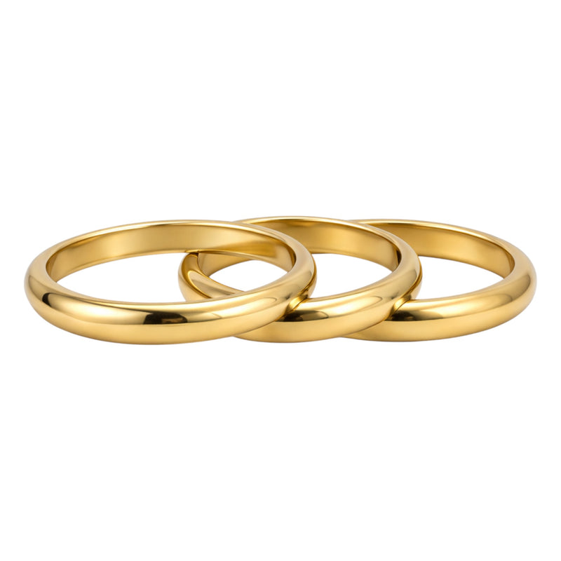 FB500 Beau Viva Gold Trio Bangles