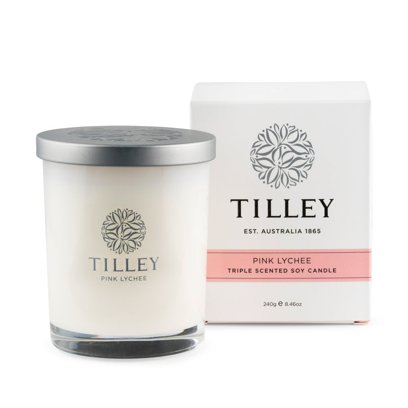 Tilley Soy Candle 240G - Pink Lychee
