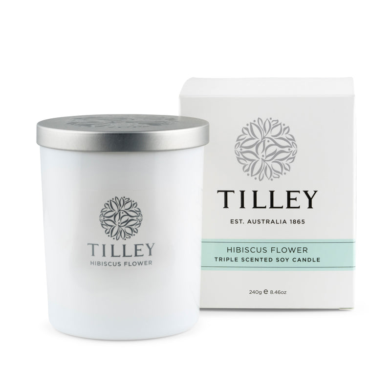 Tilley Soy Candle 240G - Hibiscus Flower