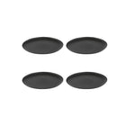 Flinders Charcoal 4Pk Plate