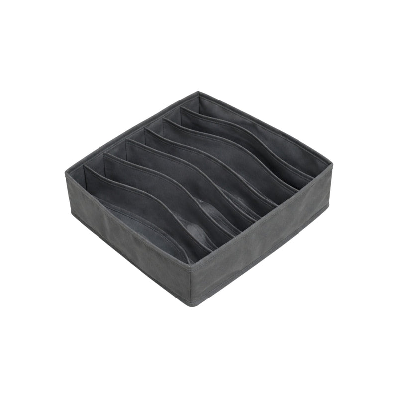 Frankly Cotton Fabric Drawer Organiser – Charcoal