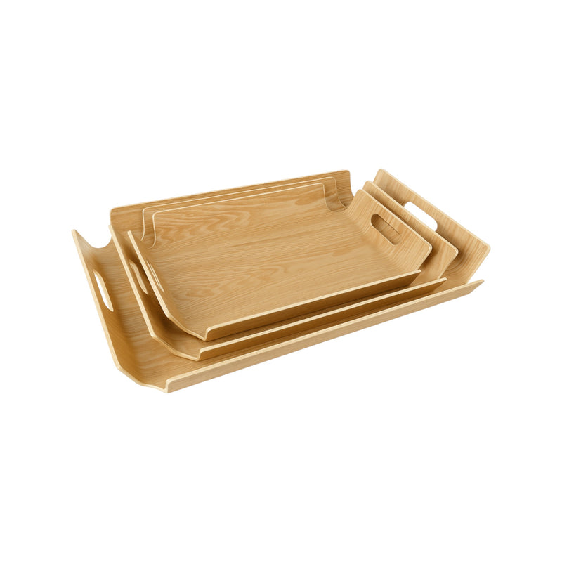 Frankly Cotton Bamboo Serving Tray
