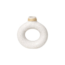 Frankly Cotton Textured Ring Ceramic Vase