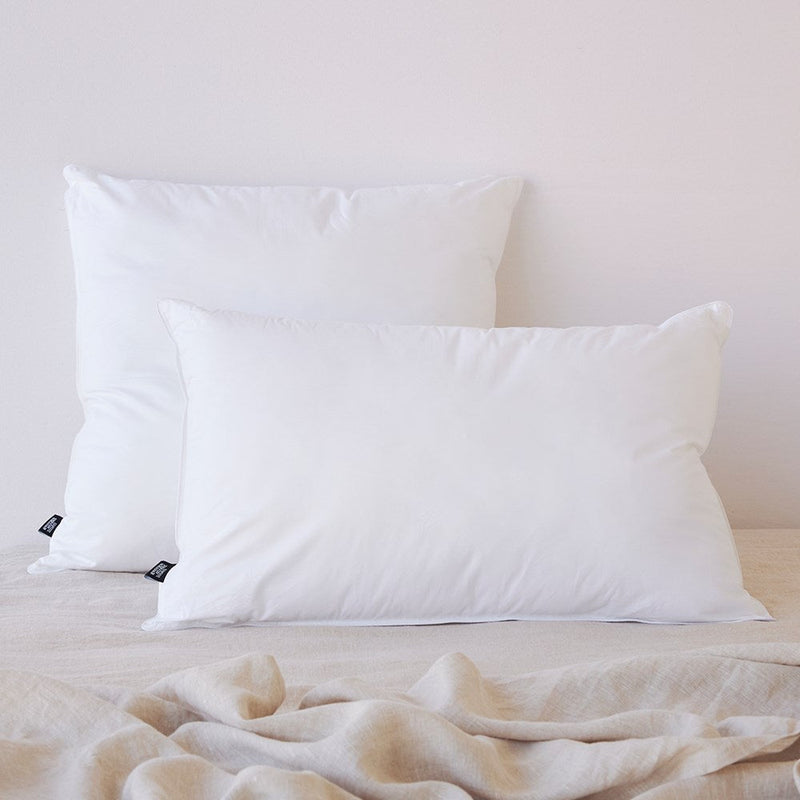 High Loft European Pillow - White