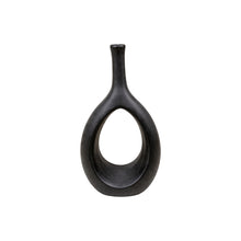 Frankly Cotton Sculptural Ceramic Loop Vase