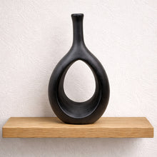 Frankly Cotton Sculptural Ceramic Loop Vase