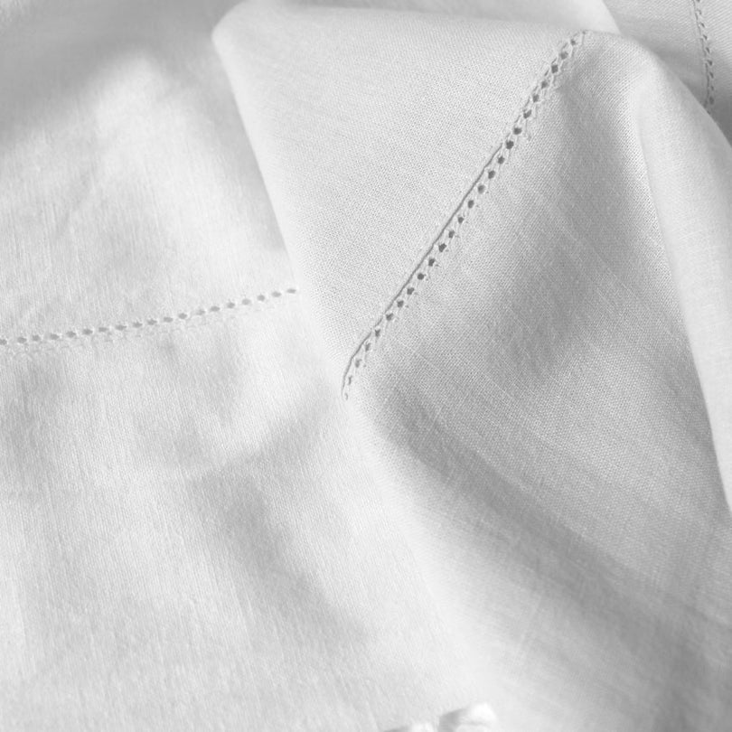 Seneca Union Hemstitch Linen Blend Pillowcases