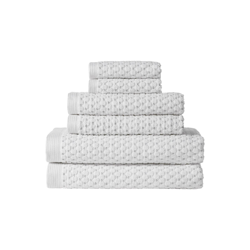 Baksana Henley Towel Bundle - Optic White