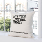 High Loft European Pillow - White