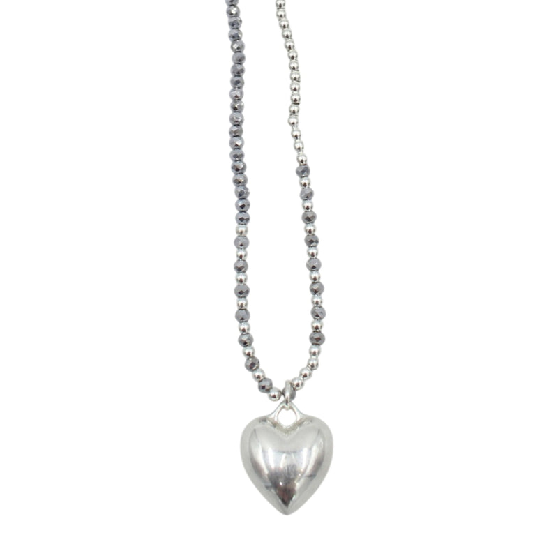 Ln051 intricate heart pendant