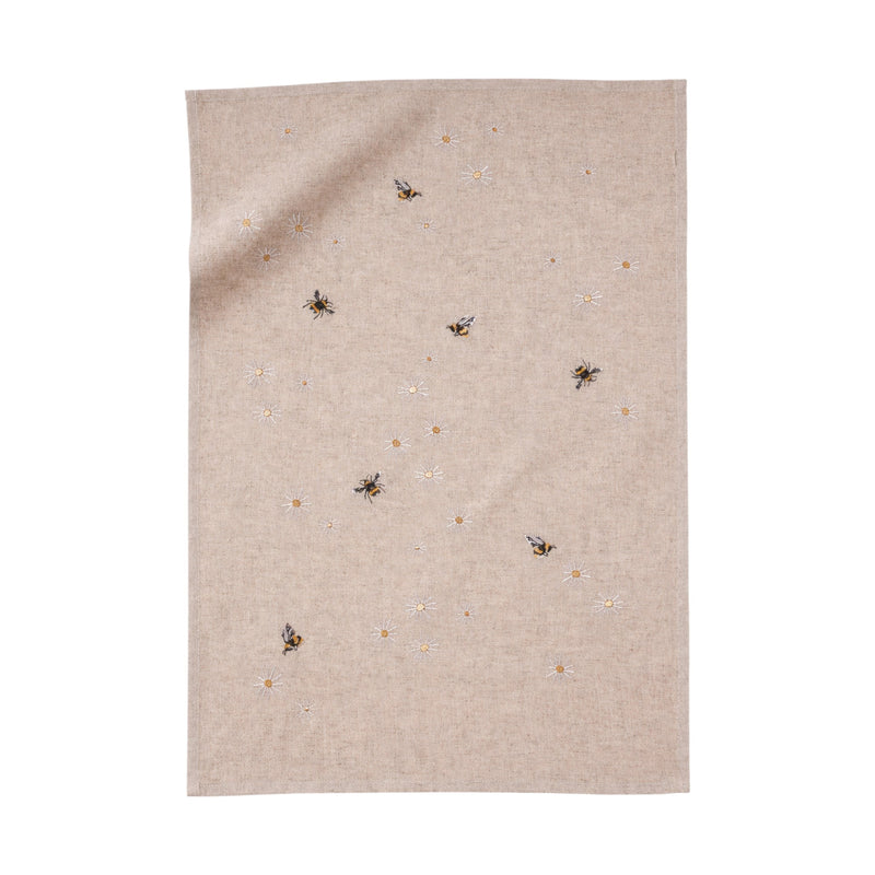 MM Linen Printed European Flax Linen Tea Towel  50x70cm