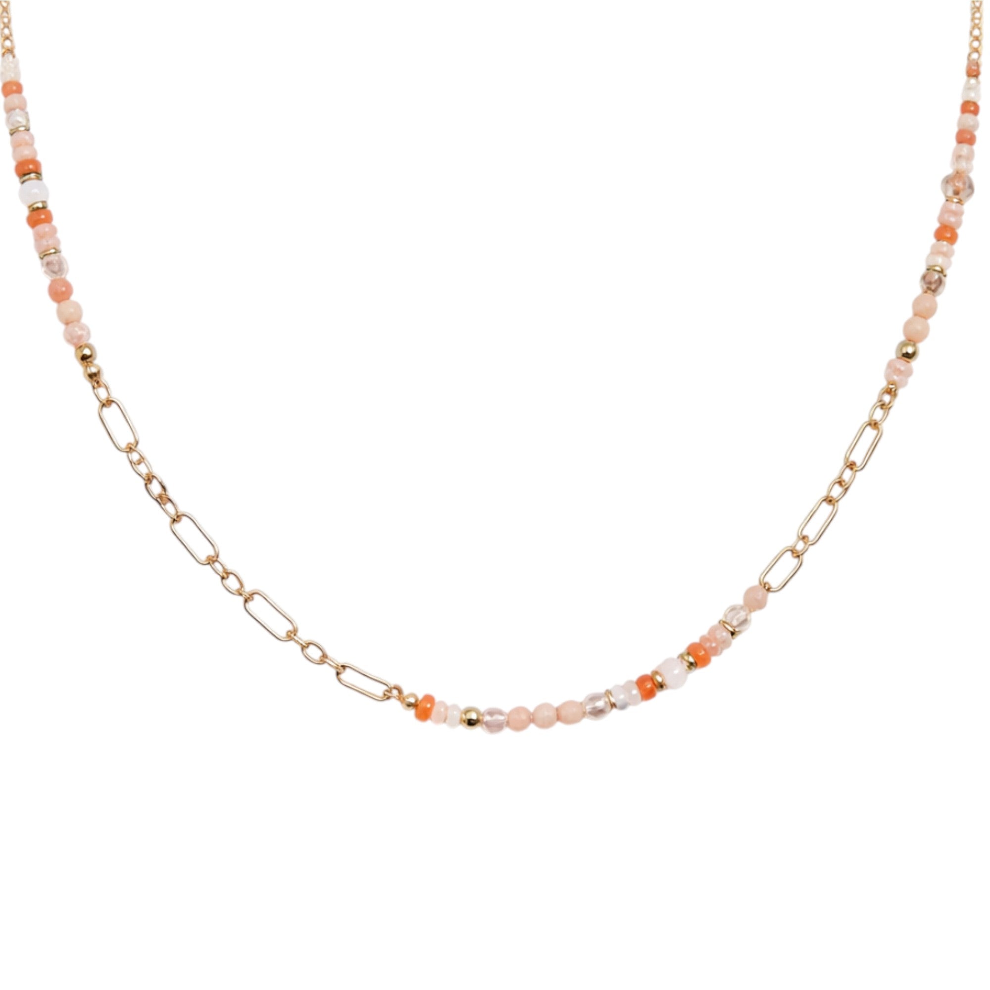 Necklace Precious Stones + Chain