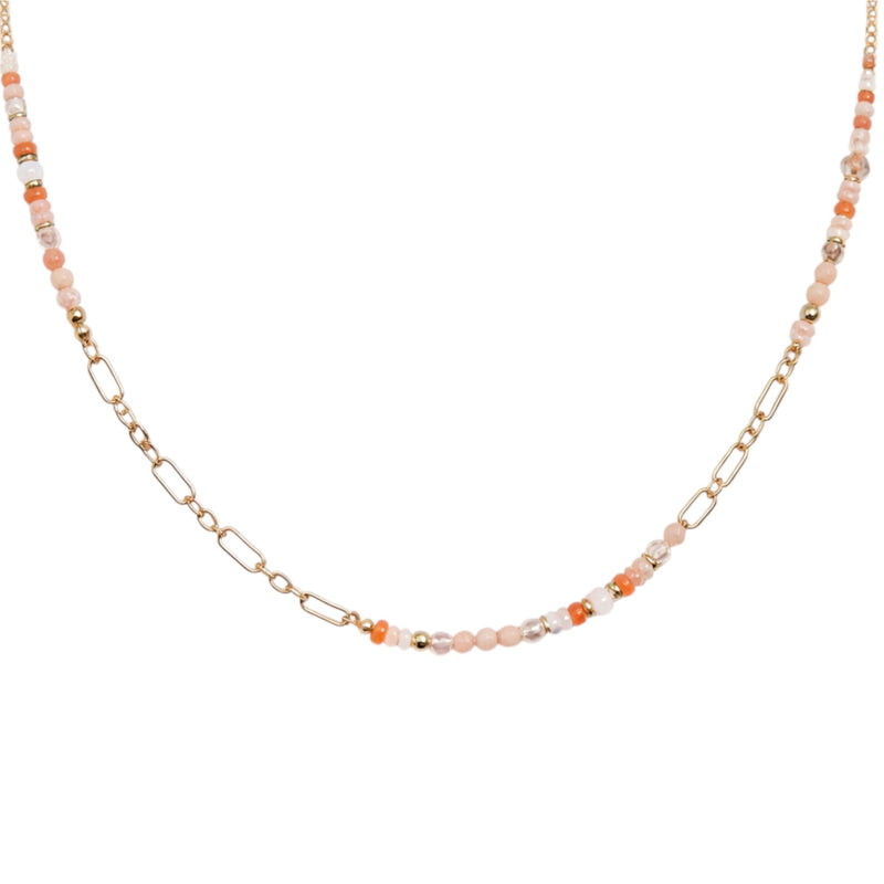 Necklace Precious Stones + Chain