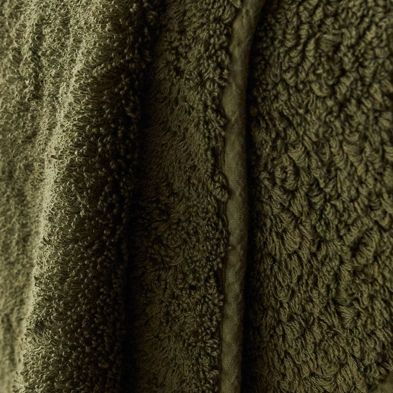 Super Pile Cotton Bath Towel - Olive