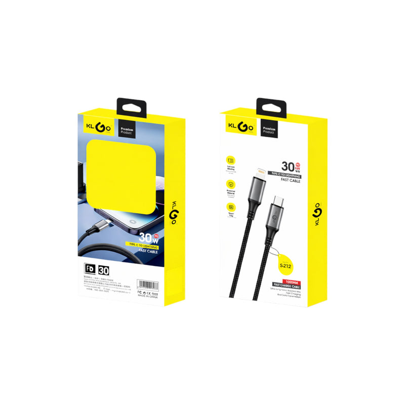 PD30W Fast Charge Type-C to iOS Cable