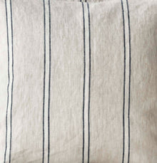 Pure Linen Fitted Sheet - Eton Stripe