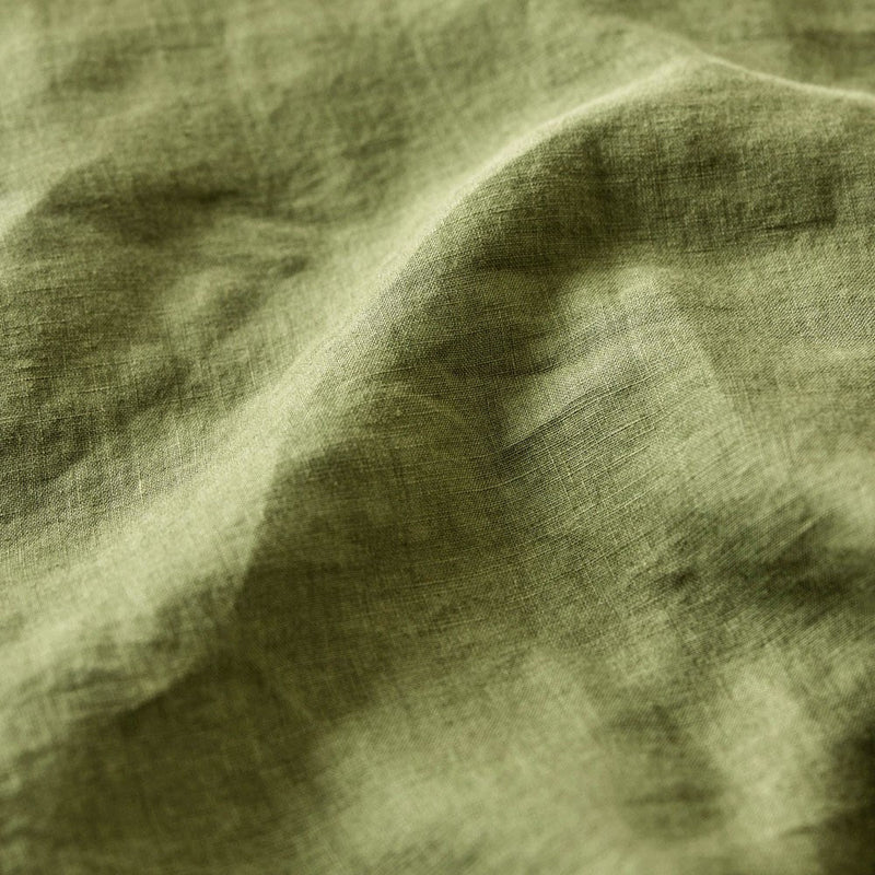 Pure Linen Flat Sheet - Foliage