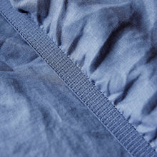 Pure Linen Fitted Sheet - Cadet