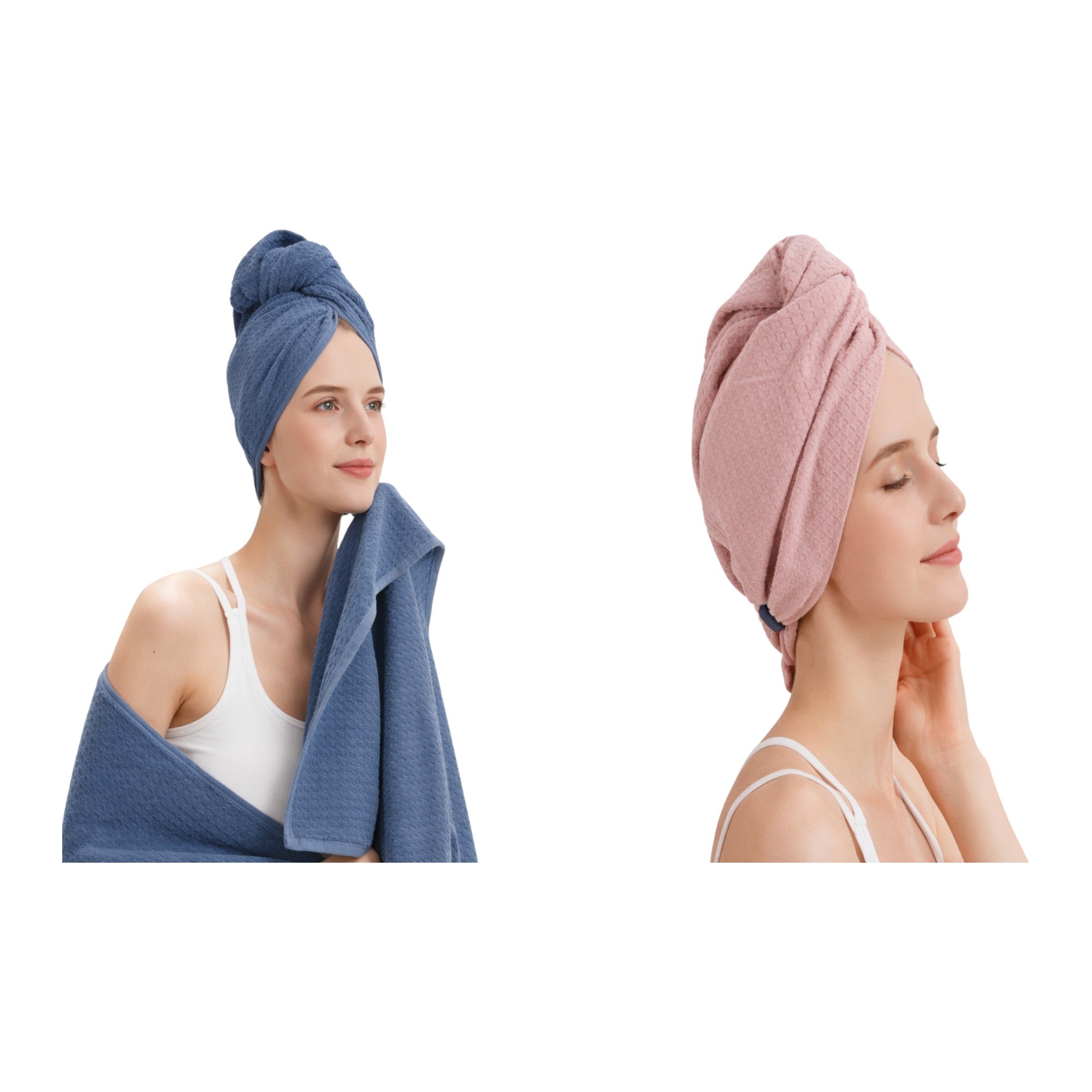 Frankly Cotton Quick Dry Hair Towel Wrap
