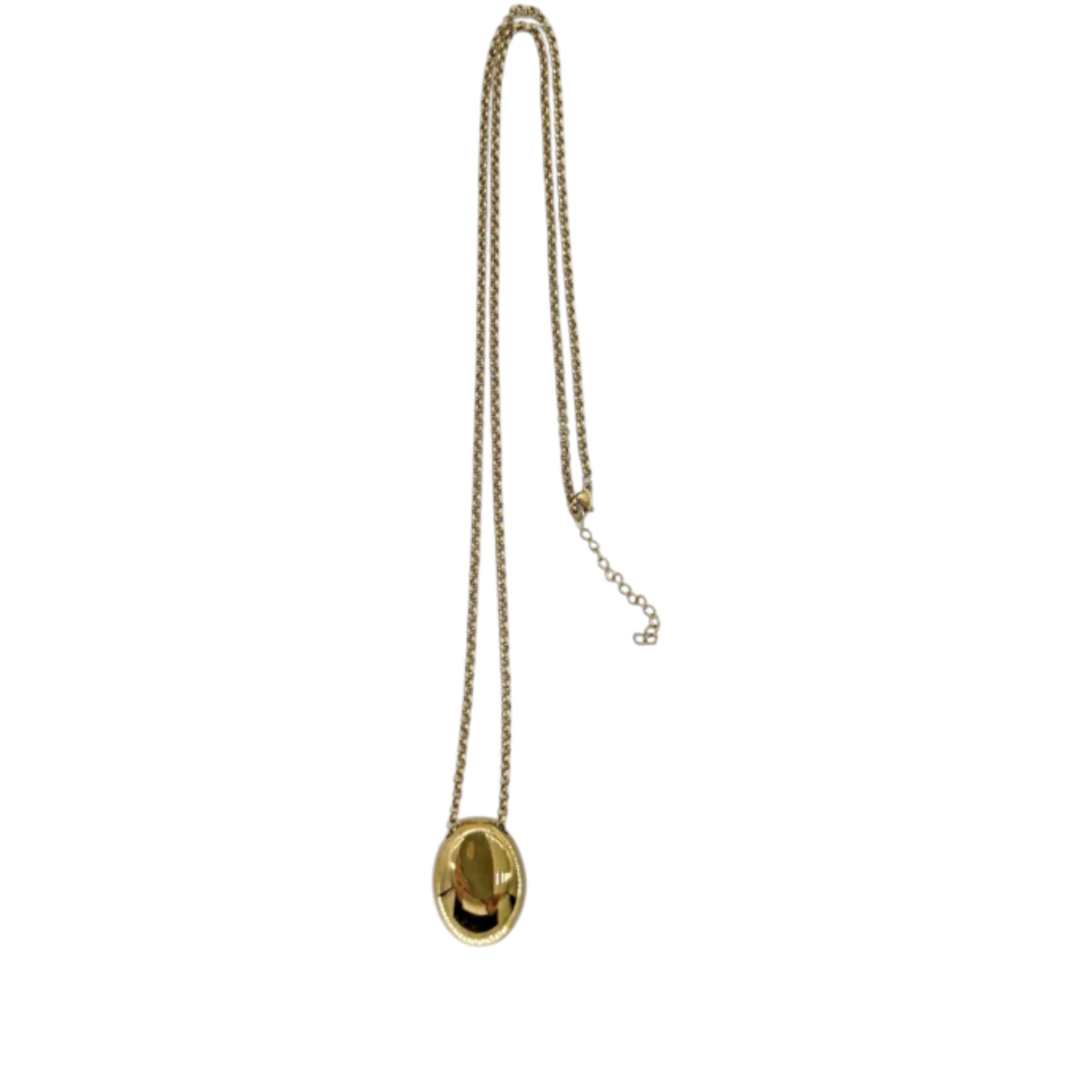 RN140 Oval Gold Pendant