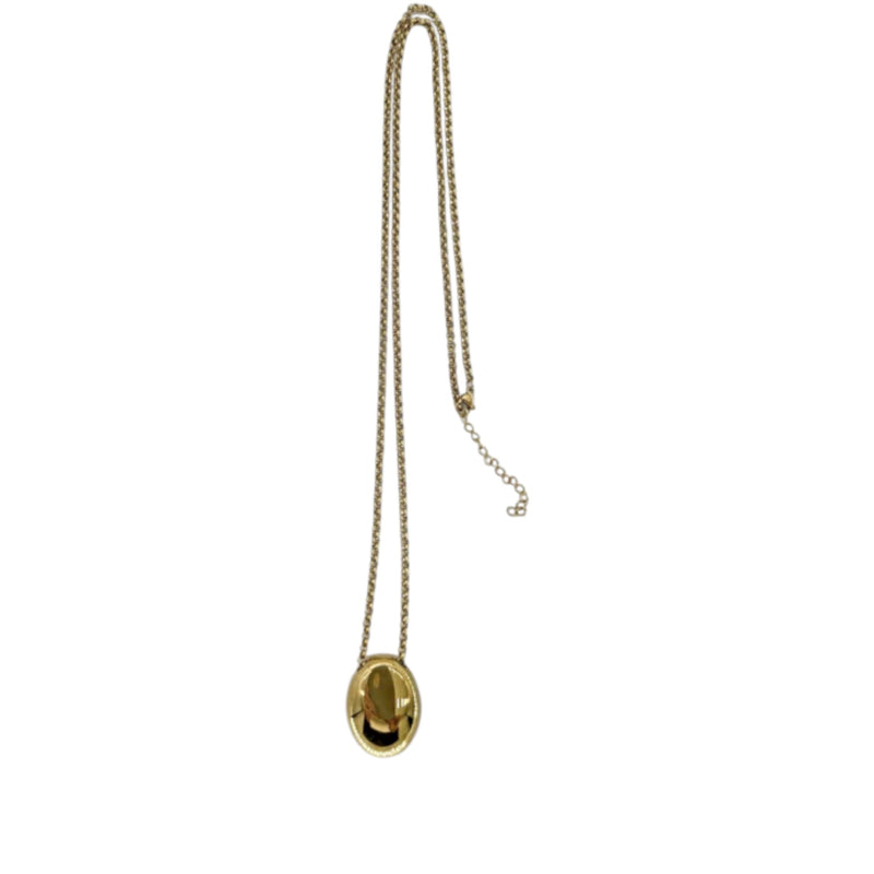 RN140 Oval Gold Pendant