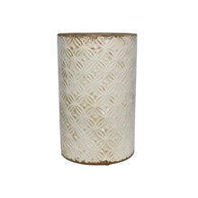 Ceramic Starburst Fleur Vase - Cream